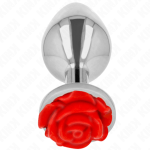 KINK-PLEASURE-PLUGS-KINK-PLUG-ANAL-ROSE-RED-SIZE-L-1
