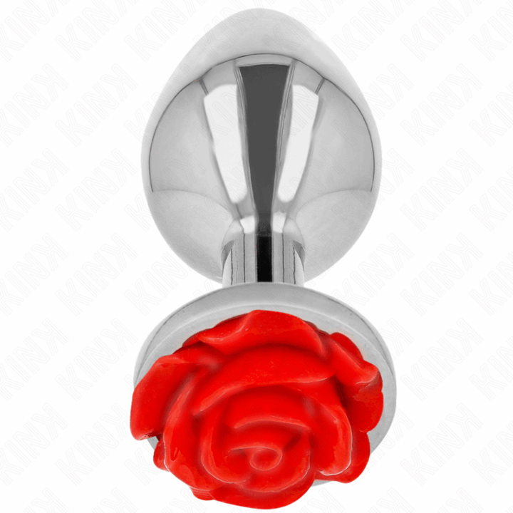 KINK - PLUG ANAL ROSA VERMELHO TAMANHO L