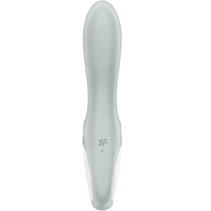 SATISFYER - AIR PUMP BOOTY 3 VIBRADOR ANAL INFLÁVEL GREYGREEN