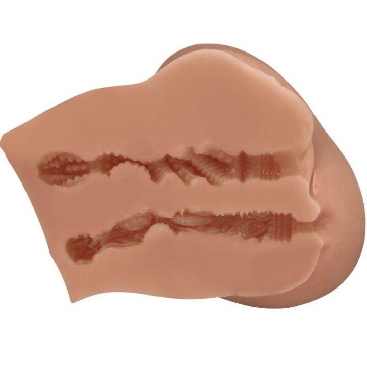 CRAZY BULL - VIBRADOR LUNA COM CONTROLE REMOTO REALISTA DE VAGINA E ÂNUS