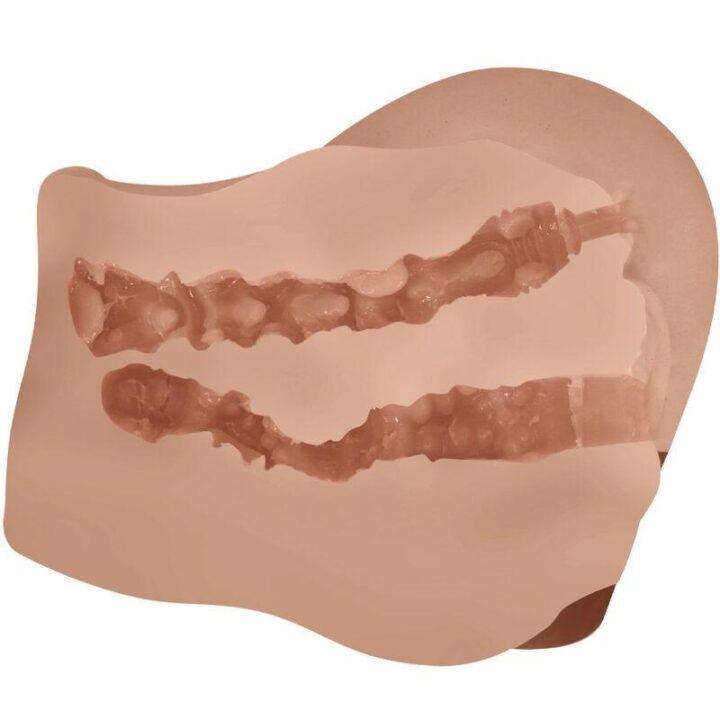 CRAZY BULL - VIBRADOR MILA BUTT COM CONTROLE REALISTA DE VAGINA E ÂNUS REMOTO