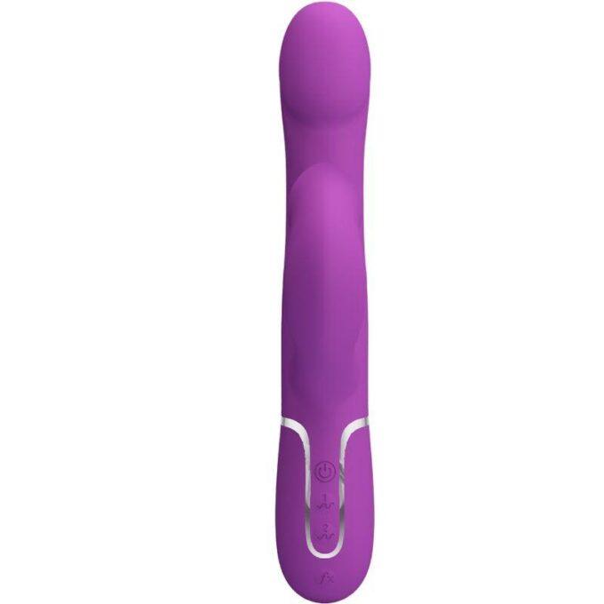 PRETTY LOVE - VIBRADOR E ESTIMULADOR MULTIFUNCIONAL 4 EM 1 ROXO