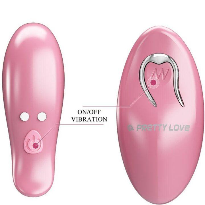 PRETTY LOVE - CAILEY NIPPLE CLAMPS 10 VIBRAÇÕES CONTROLE REMOTO ROSA