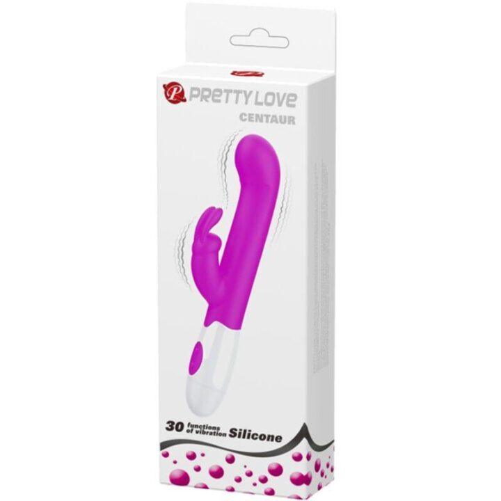 PRETTY LOVE - CENTAUR VIBRATOR RABBIT 30 MODOS DE VIBRAÇÃO ROXO