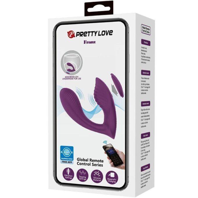 PRETTY LOVE - FRANZ MASSAGER E VIBRADOR APLICATIVO GRATUITO ROXO