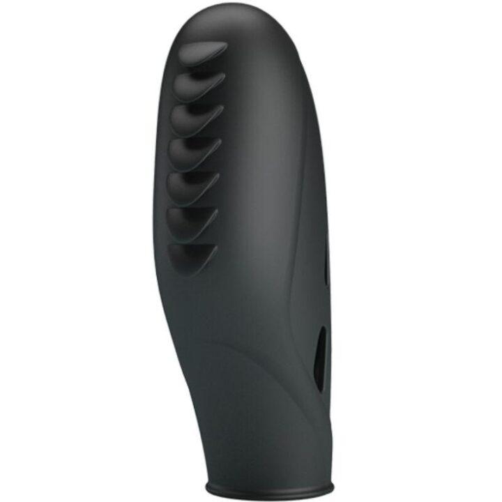 PRETTY LOVE - VIBRADOR DE DEDO DE SILICONE GILO PRETO