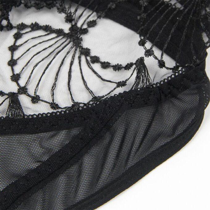 SUBBLIME - 955212 BODY TRANSPARENTE COM RENDA PRETA OCA S/M