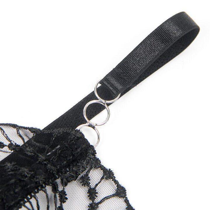 SUBBLIME - 955229 BODY TRANSPARENTE COM RENDA OCA PRETO L/XL