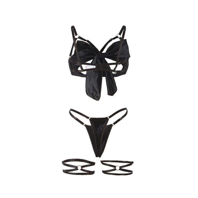 SUBBLIME - 955199 CONJUNTO DE SUTIÃ COM LAÇO PRETO AJUSTÁVEL S/M