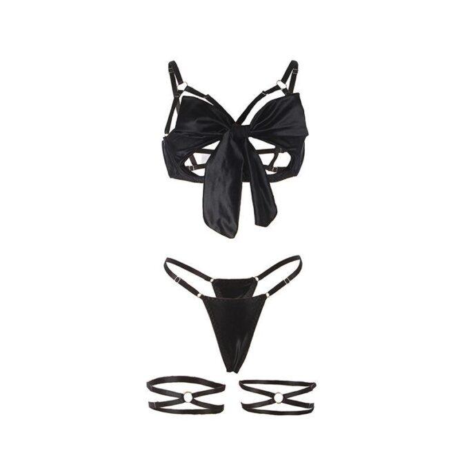 SUBBLIME - 955205 CONJUNTO DE SUTIÃ COM LAÇO PRETO AJUSTÁVEL L/XL