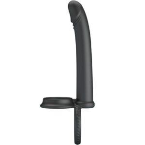 PRETTY LOVE - DILLION ANEL DUPLO DE PÉNIS DUPLO DE DUPLA PENETRAÇÃO PRETO