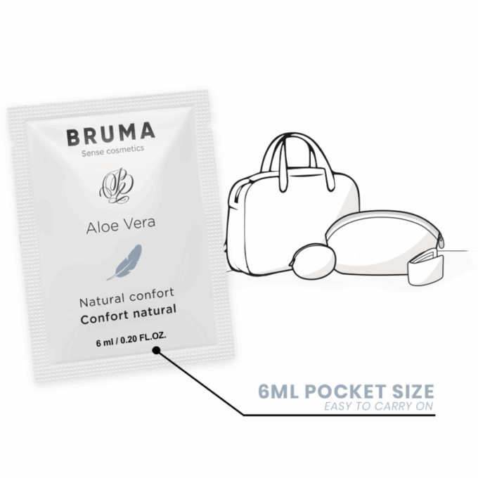BRUMA - GEL DESLIZANTE DE ALOE VERA NATURAL CONFORT 6 ML