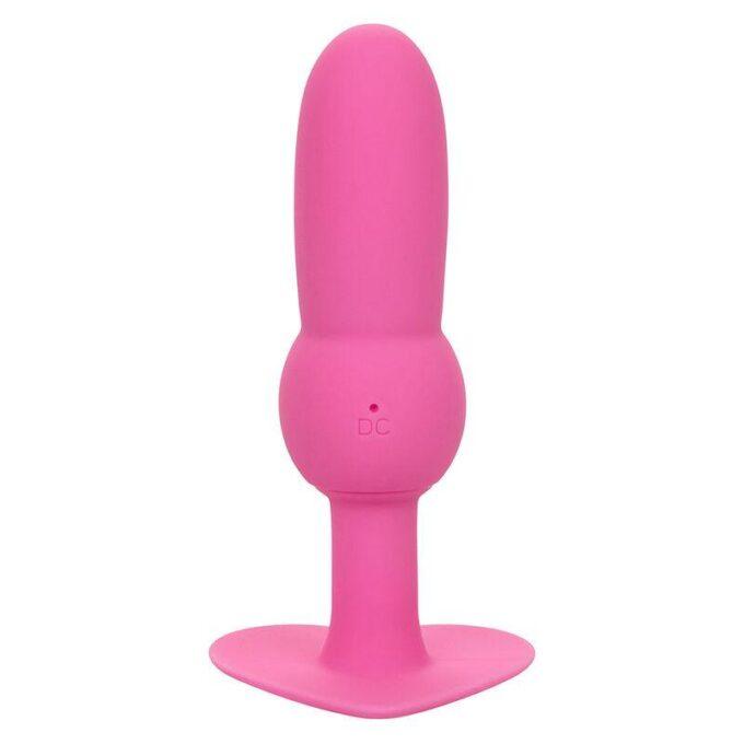 CALEXOTICS - FIRST TIME PLUG ANAL SONDA DE CONTAS 10 VIBRAÇÕES ROSA