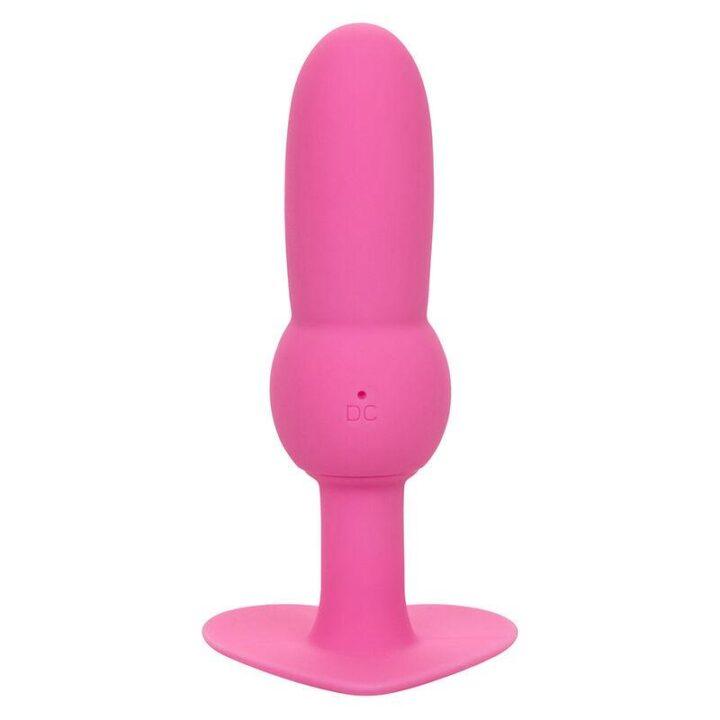 CALEXOTICS - FIRST TIME PLUG ANAL SONDA DE CONTAS 10 VIBRAÇÕES ROSA