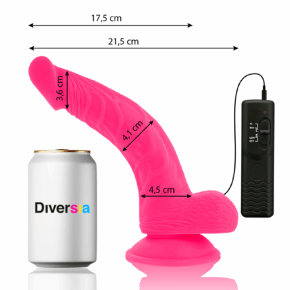 DIVERSIA-DIVERSIA-FLEXIBLE-VIBRATING-DILDO-PINK-21.5-CM-O-4.5-CM-1