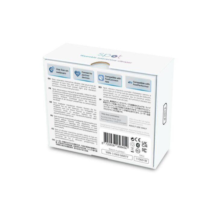 KIIROO - VIBRADOR EM FORMA DE U SPOT KISS ME ROSA