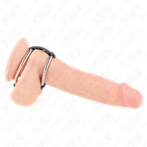 KINK-RING-POWER-KINK-DOUBLE-METAL-PENIS-RING-3.8-CM-TO-5-CM-CONNECTED-WITH-LEATHER-1