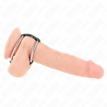 KINK-RING-POWER-KINK-DOUBLE-METAL-PENIS-RING-3.8-CM-TO-5-CM-CONNECTED-WITH-LEATHER-1