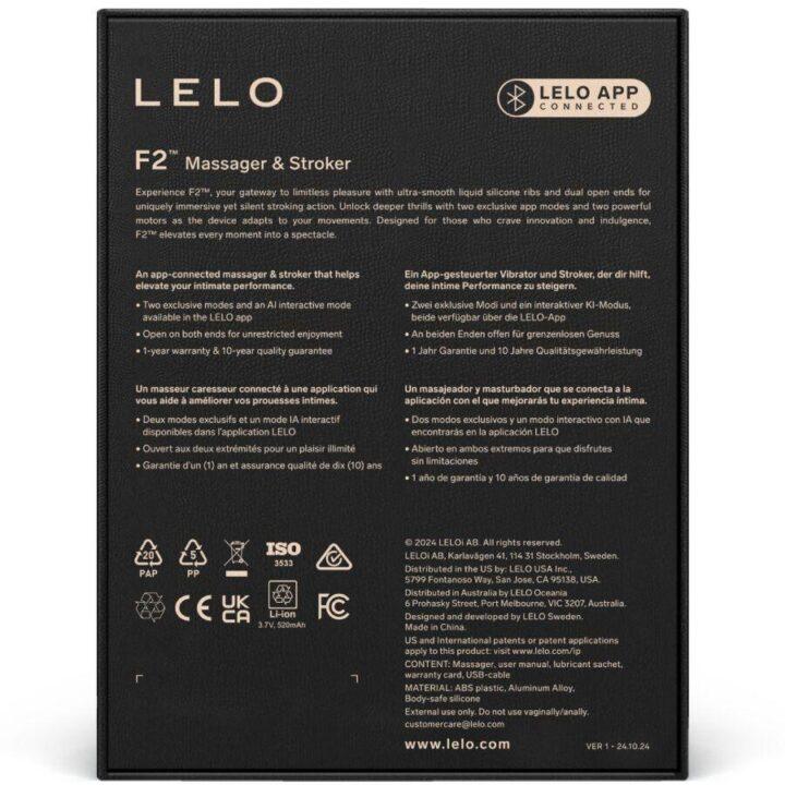 LELO - F2S™ TEAL MASTURBADOR MASCULINO VERMELHO
