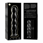 NEBULA SERIES BY IBIZA - MODELO 10 DILDO VIDRO BOROSILICADO TRANSPARENTE 16.5 CM -O- 3.5 CM