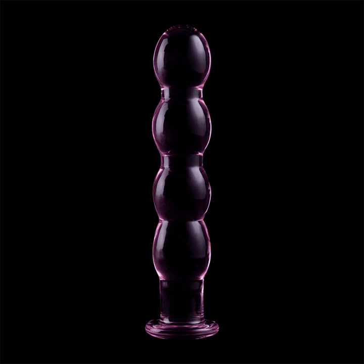 NEBULA SERIES BY IBIZA - MODELO 10 DILDO VIDRO BOROSILICADO ROSA 16.5 CM -O- 3.5 CM