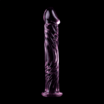 NEBULA SERIES BY IBIZA - MODELO 12 DILDO VIDRO BOROSILICADO ROSA 17 CM -O- 3.5 CM