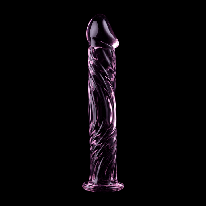 NEBULA SERIES BY IBIZA - MODELO 12 DILDO VIDRO BOROSILICADO ROSA 17 CM -O- 3.5 CM