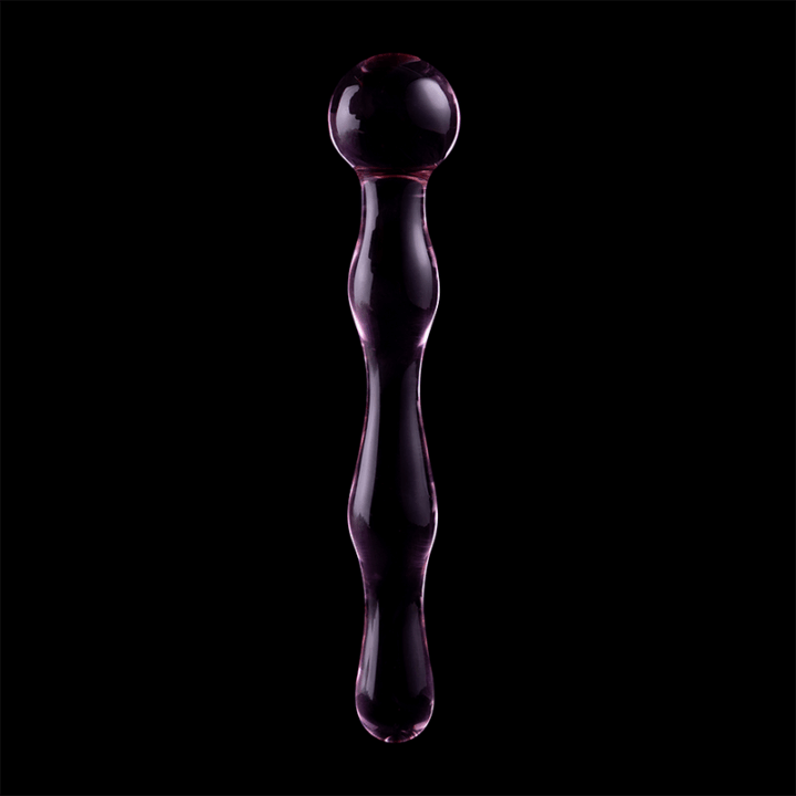 NEBULA SERIES BY IBIZA - MODELO 13 DILDO VIDRO BOROSILICADO ROSA 18 CM -O- 3.5 CM