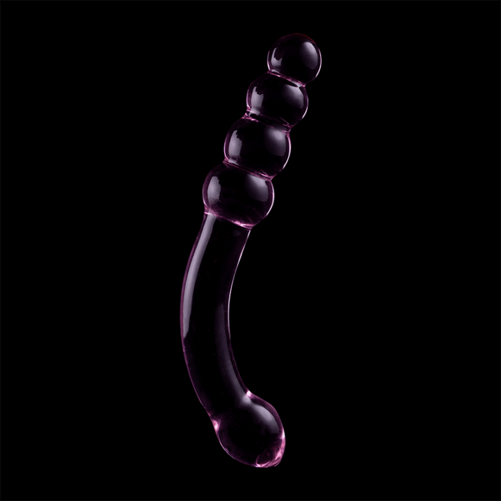 NEBULA SERIES BY IBIZA - MODELO 14 DILDO VIDRO BOROSILICADO ROSA 18.5 CM -O- 3 CM
