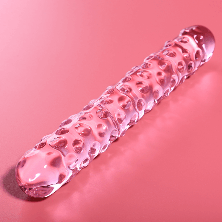 NEBULA SERIES BY IBIZA - MODELO 15 DILDO VIDRO BOROSILICADO ROSA 18.5 CM -O- 3 CM