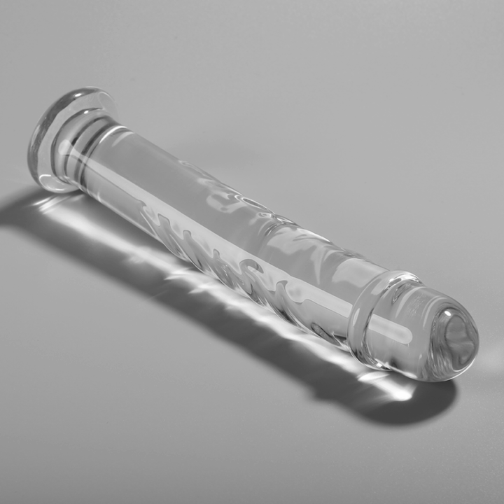 NEBULA SERIES BY IBIZA - MODELO 16 DILDO VIDRO BOROSILICADO TRANSPARENTE 18.5 CM -O- 3 CM