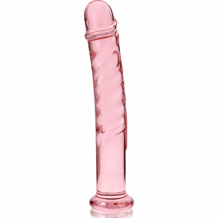 NEBULA SERIES BY IBIZA - MODELO 16 DILDO VIDRO BOROSILICADO ROSA 18.5 CM -O- 3 CM