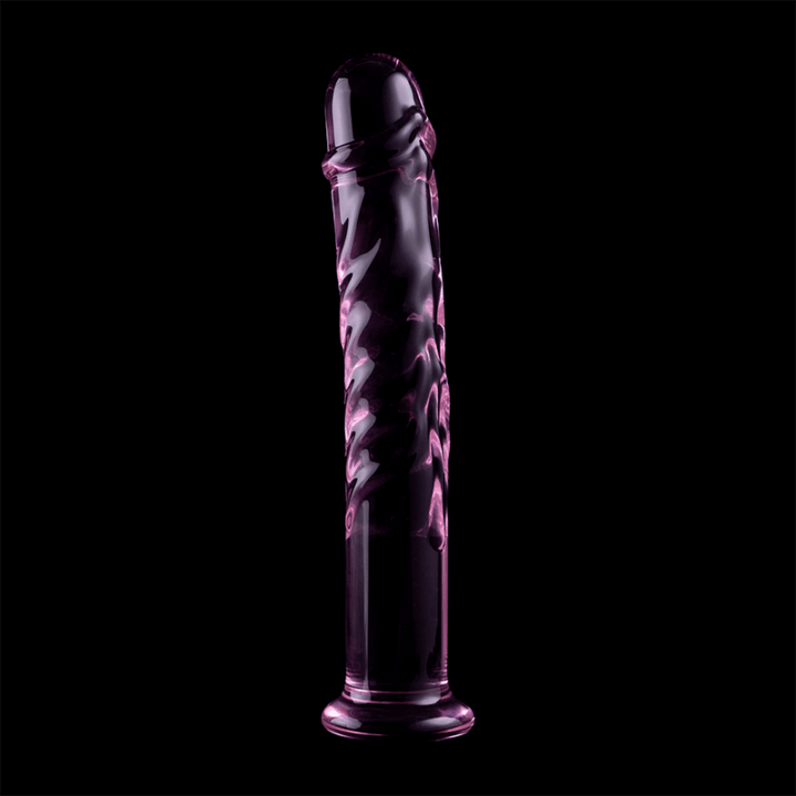 NEBULA SERIES BY IBIZA - MODELO 16 DILDO VIDRO BOROSILICADO ROSA 18.5 CM -O- 3 CM