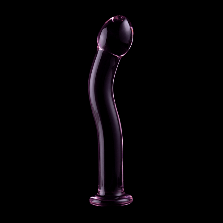 NEBULA SERIES BY IBIZA - MODELO 18 DILDO VIDRO BOROSILICADO ROSA 18.5 CM -O- 3.5 CM
