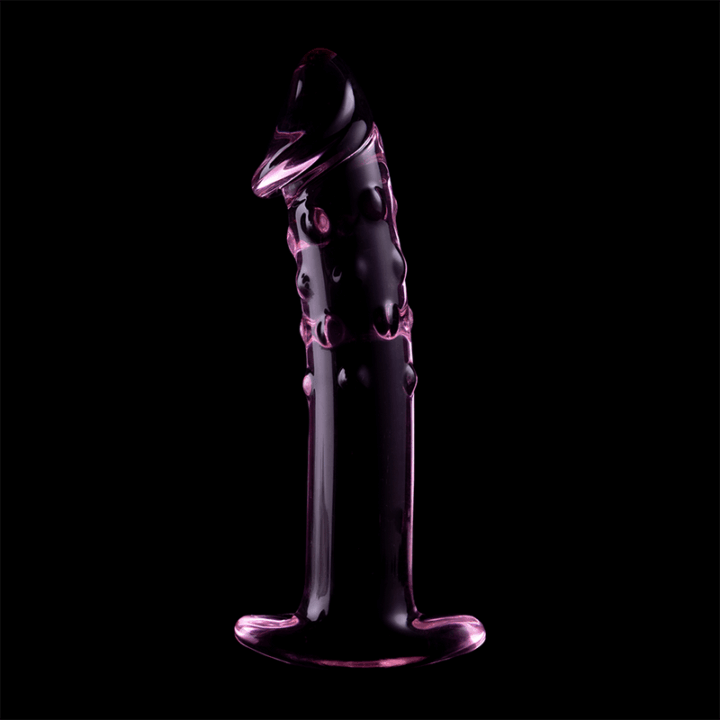 NEBULA SERIES BY IBIZA - MODELO 19 DILDO VIDRO BOROSILICADO ROSA 18.5 CM -O- 4 CM