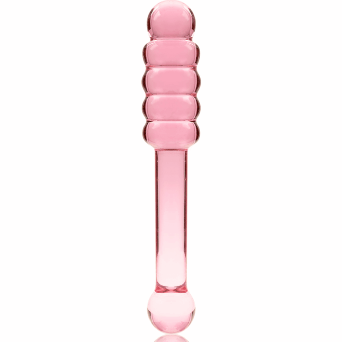 NEBULA SERIES BY IBIZA - MODELO 20 DILDO VIDRO BOROSILICADO ROSA 20.5 CM -O- 3 CM