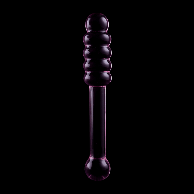 NEBULA SERIES BY IBIZA - MODELO 20 DILDO VIDRO BOROSILICADO ROSA 20.5 CM -O- 3 CM