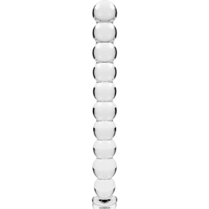 NEBULA SERIES BY IBIZA - MODELO 22 DILDO VIDRO BOROSILICADO TRANSPARENTE 21.5 CM -O- 2.5 CM