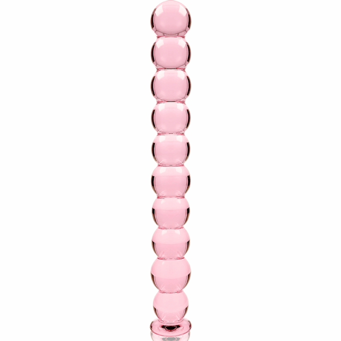 NEBULA SERIES BY IBIZA - MODELO 22 DILDO VIDRO BOROSILICADO ROSA 21.5 CM -O- 2.5 CM