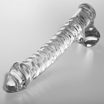 NEBULA-SERIES-BY-IBIZA-NEBULA-SERIES-BY-IBIZA-MODEL-23-DILDO-BOROSILICATE-GLASS-CLEAR-21.5-CM-O-4-CM-1