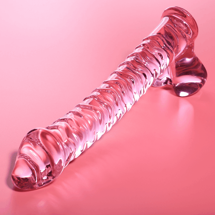NEBULA SERIES BY IBIZA - MODELO 23 DILDO VIDRO BOROSILICADO ROSA 21.5 CM -O- 4 CM