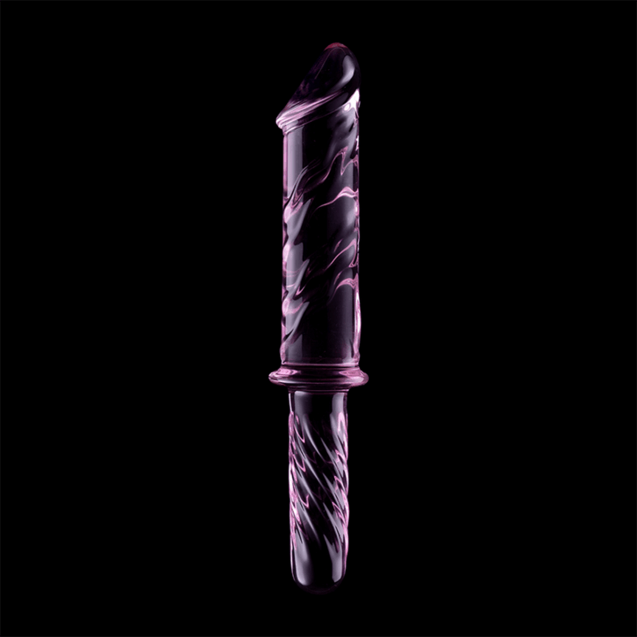 NEBULA SERIES BY IBIZA - MODELO 24 DILDO VIDRO BOROSILICADO ROSA 28.5 CM -O- 5 CM