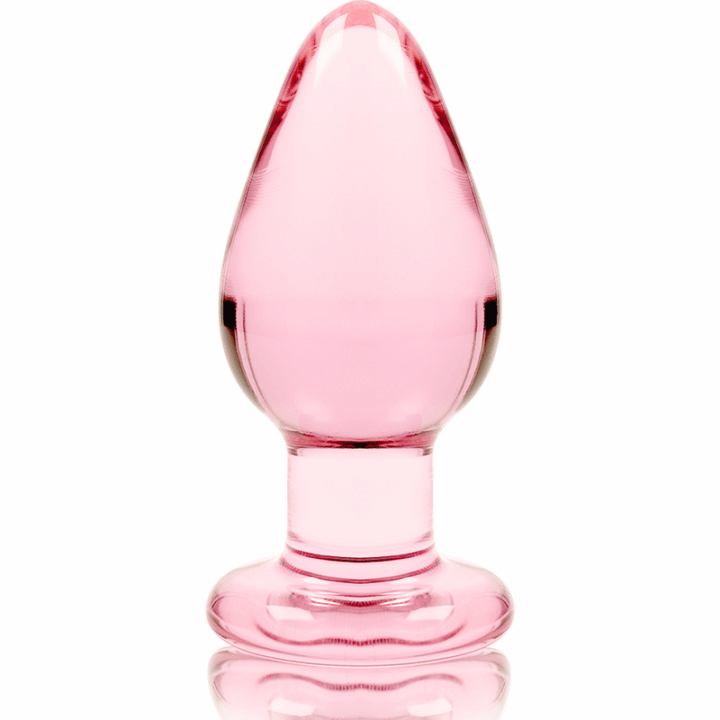 NEBULA SERIES BY IBIZA - MODELO 3 ANAL PLUG VIDRO BOROSILICADO ROSA 11 CM -O- 5 CM