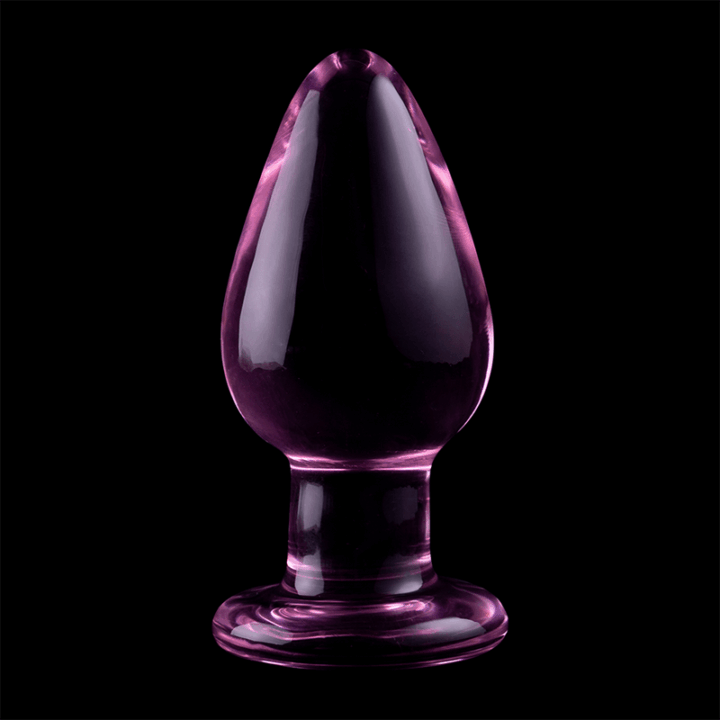 NEBULA SERIES BY IBIZA - MODELO 3 ANAL PLUG VIDRO BOROSILICADO ROSA 11 CM -O- 5 CM