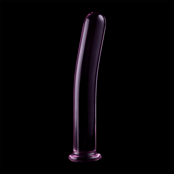 NEBULA SERIES BY IBIZA - MODELO 8 DILDO VIDRO BOROSILICADO ROSA 14.5 CM -O- 2 CM