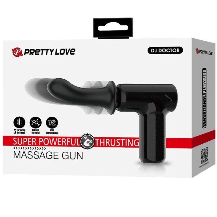 PRETTY LOVE - DJ DOCTOR MASSAGER 5 CONFIGURAÇÕES PRETO