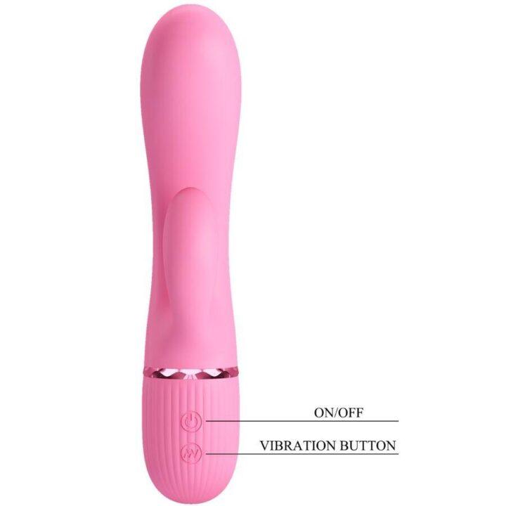 PRETTY LOVE - MARSKI RABBIT VIBRADOR E PONTO G ROSA