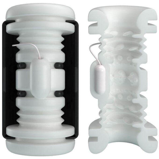 PRETTY LOVE - DJ GIRL MASTURBADOR MASCULINO COM VIBRAÇÃO 5 CONFIGURAÇÕES NEGRO