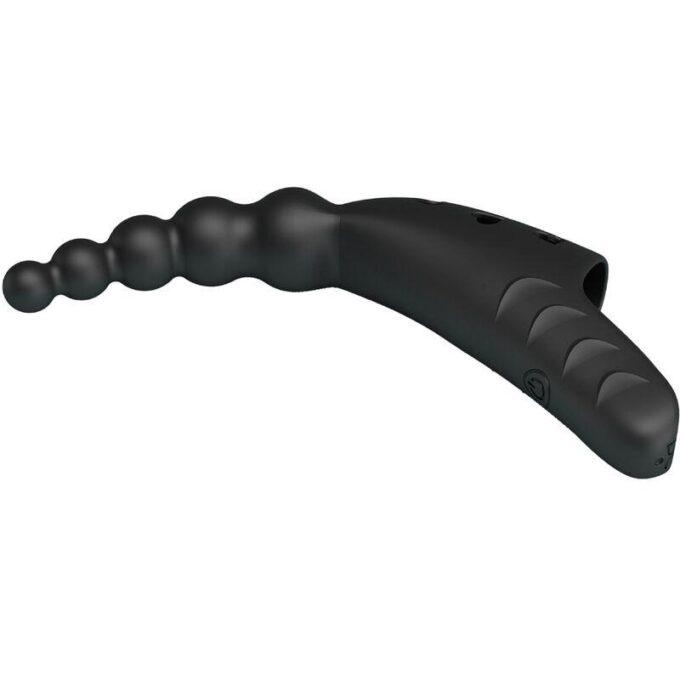 PRETTY LOVE - VIBRADOR DE DEDO JORDIN 10 VIBRAÇÕES PRETO