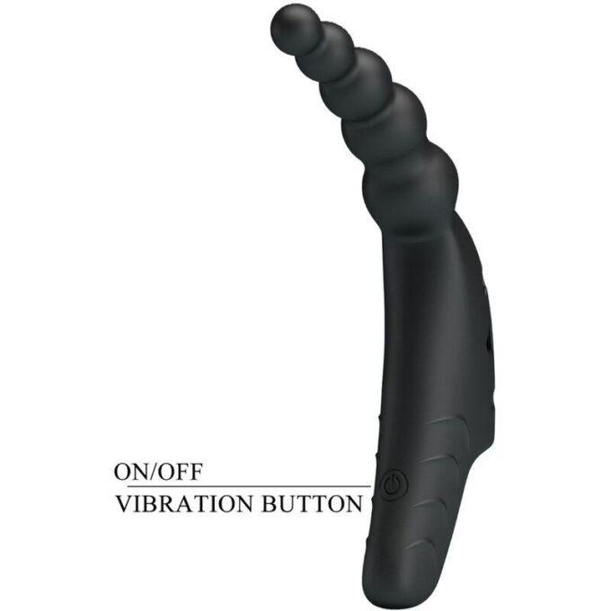 PRETTY LOVE - VIBRADOR DE DEDO JORDIN 10 VIBRAÇÕES PRETO